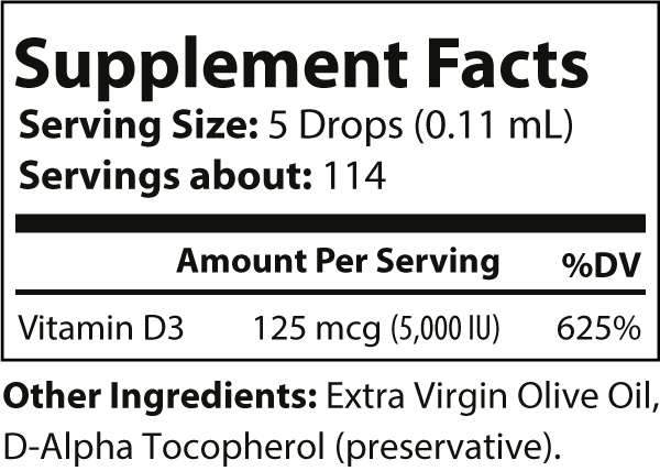 Natural Sourced D3 Serum
