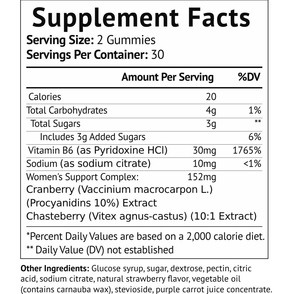 Premium Women's Hormonal Support Gummies