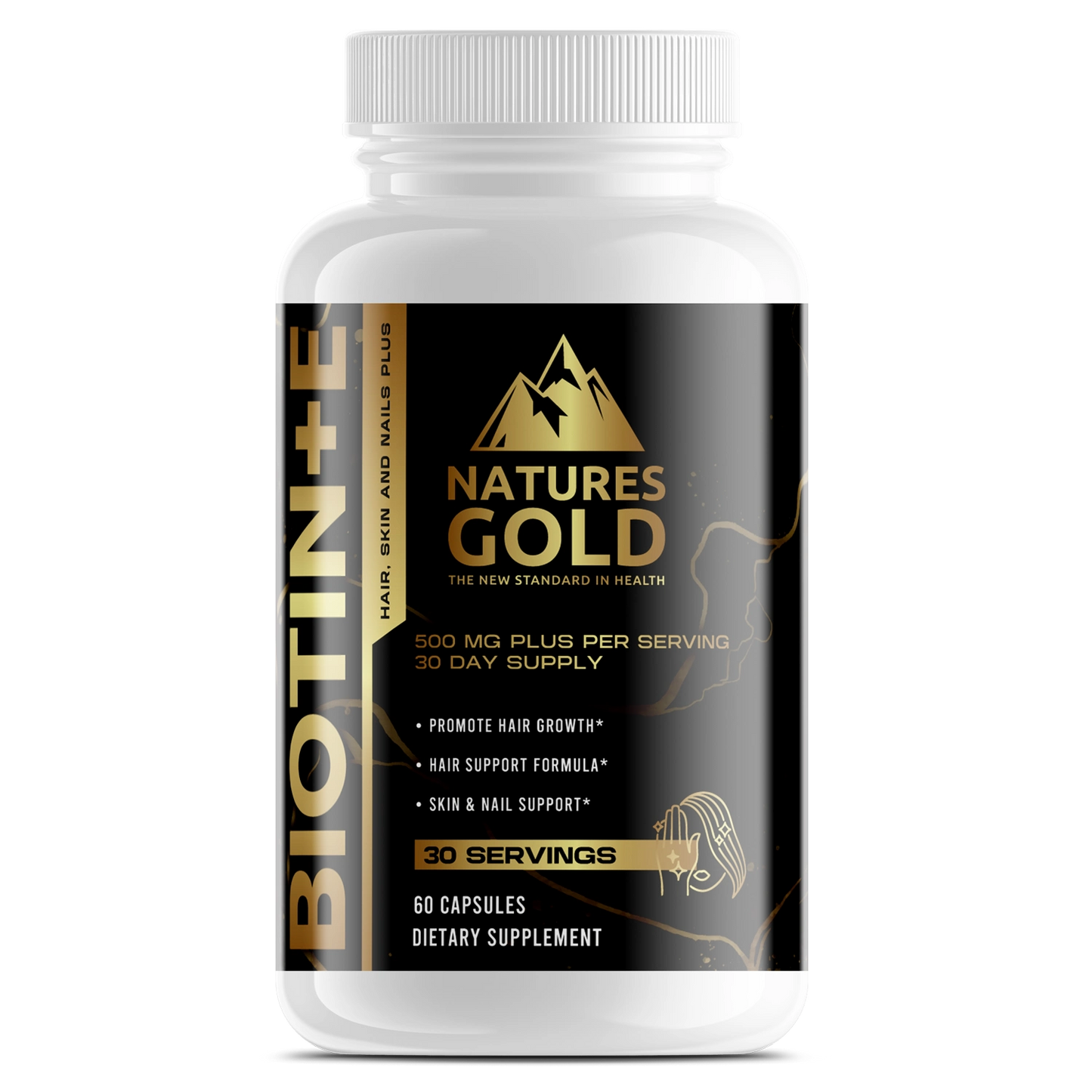 Biotin Pure (Hair Skin and Nail Growth)